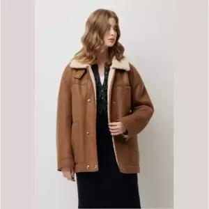 [롯데백화점]시슬리 더블 페이크 레더 무스탕 SALE33561