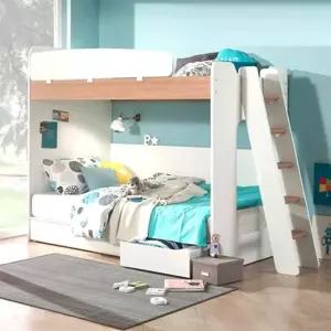 킹덤 이층침대 사다리형(1층침대 서랍형침대) BJM186 (착불)