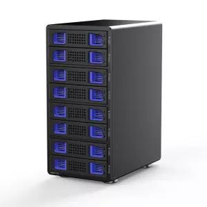 넥스트유 하디온 S2 8베이 UBS3.2 Gen2 10G 데이터 스토리지 20TB이상 지원 USB-A 추가장치