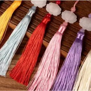 미니 전통 매듭 노리게 연꽃 모양 보자기 한복 포장 장식