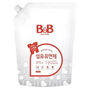 비앤비 섬유유연제 베르가못 자몽향 리필형 1.5L 1개