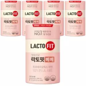 락토핏 베베 2g x 60포 x 5통
