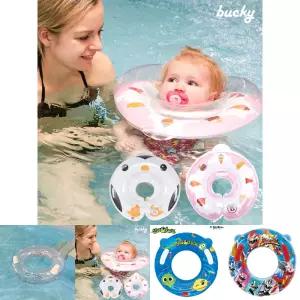 버키 아기 목튜브(펭귄 아이스크림 별 모양)/튜브/물놀이/어린이/에어/베이비/키즈/원형/반려견/수영/