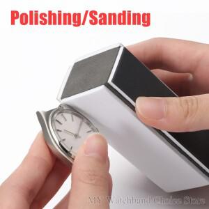 시계 제작 도구용 클리너 막대 1/2/4개  광택 파일  손목시계 부품 청소 및 도구  연마판