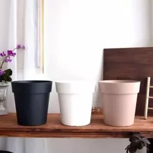 이탈리아 니콜리 원형 ARKE PE화분.R3930 30x30cm식물 꽃화분 키우기 인테리어 실내 취미생활 실내용 정원