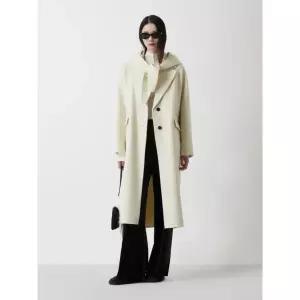 [ZOOC](대전신세계)캐시미어 블렌디드 롱 코트 & 숄 후드_Z254MSG534