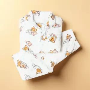 스파오 리락쿠마 수면 잠옷 파자마 세트 극세사 홈웨어