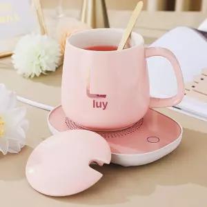 컵 워머 머그 온열 세트 단체 선물 보온 커피잔 히터