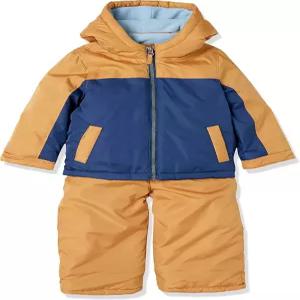 카터스 베이비 보이즈 2피스 스노우수트 세트 겨울 재킷과 스키비 바지의 심플 조이