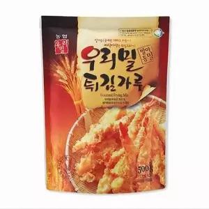 국산밀 100 한국 우리밀 농협 우리밀 튀김가루 500g (2+1) 총 3개