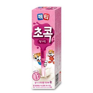 제티 초콕 딸기맛 스트로우 10개입