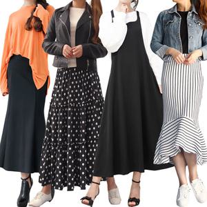 A라인 롱스커트 롱치마 와이드팬츠 통바지 밴딩스커트 휴양지룩 바캉스룩 맥시스커트