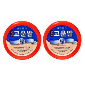 웰빙헬스팜) 고운발 (100g) x 2팩 풋케어 크림