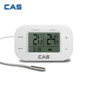 카스 디지털 냉장고 온도계 T014R 내부 외부 동시 표시 시계