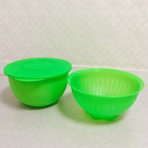 타파웨어  야채바구니 무지개볼 조리채세트