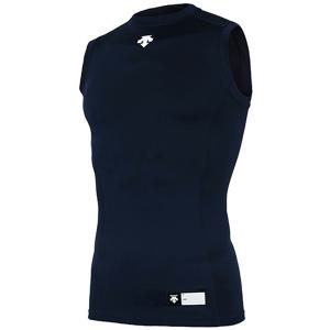 데상트 베이스볼 라운드 민소매 언더셔츠 티셔츠 S5221ZST01 NVY0 K003