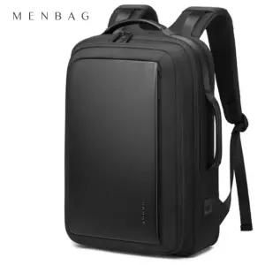 [맨백 수트핏 클래식] 가죽 15.6인치 백팩 회사 사각 각진 가방 BNG135A