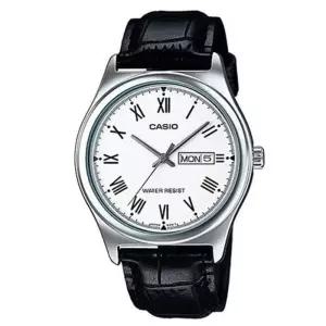 카시오 MTP-V006L-7B 남성 가죽 시계