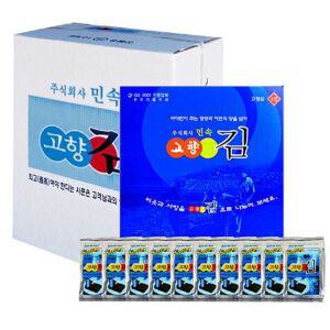 고향김3호 - 선물세트10박스[100봉지] [조미김] [종이 쇼핑백 포함]