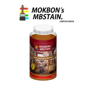 엠비스테인 목재용 오일스테인 우드스테인 250ml 500ml