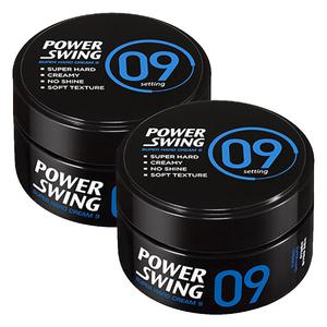 미장센 헤어 남자 왁스 스타일링  미쟝센 파워스윙 크림왁스9 80g x2개