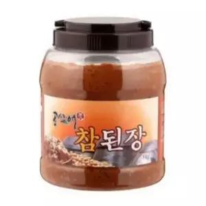 뚝배기 공산애 참된장 3KG 전통 한식 재래 식당 집된장