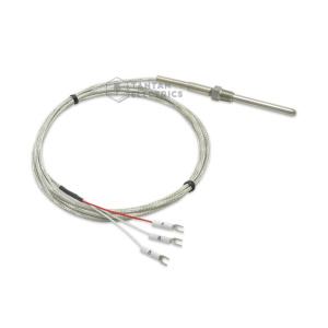TC-N 1/8 PT 볼트 타입 PT100오옴 50mm 리드선 2m SUS304 측온저항체 3선 RTD 니플 온도센서