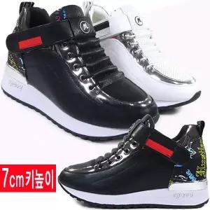 [뮤즈몰] HC83157 / 7cm통굽 여성 키높이 운동화/슬립온/스니커즈/웨지힐/신발/단화/로퍼/워킹화/봄/가을/겨울