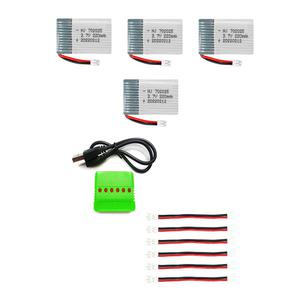 에어고 미니 드론배터리 3.7v 220mah 4개세트 충전기