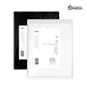 종량제형식 분리수거 비닐봉투 원쁠원 40리터~100리터 투명,검정