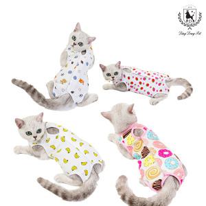 딩동펫 고양이옷 코튼 중성화 환묘복
