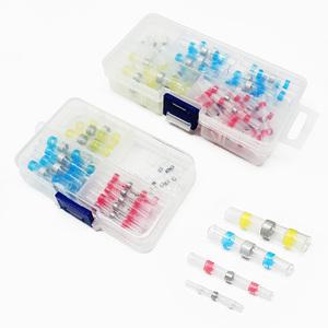 솔더슬리브 자동납땜 열수축튜브 방수 배선 전선연결 절연 커넥터 낱개 50개 100개 세트