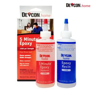데브콘 홈 5분 에폭시 250ml 2톤 에폭시 다목적 접착제 보수제 본드
