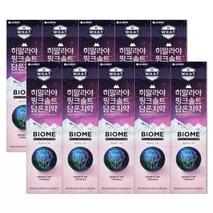 엘지 히말라야 핑크솔트 담은 치약 바이옴 100g X 10개