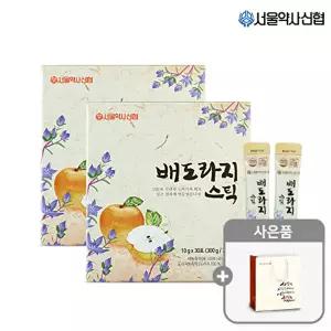[서울약사신협] 기관지건강 국내산 배도라지 스틱 10g 30포 2세트(+쇼핑백증정)