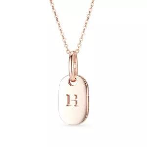 [도로시] 14k 센시 할로우 이니셜 펜던트