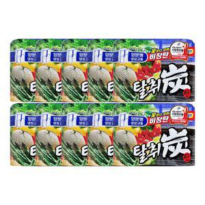 애경 냉장고 탈취제 탈취탄 양문형 냉장실용 240g X 10개