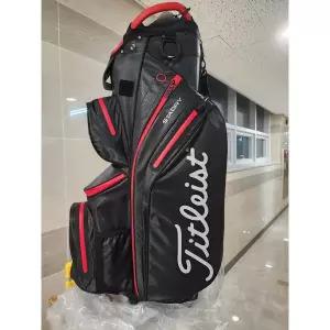 [타이틀리스트] 골프백 방수 경량 14구 유럽판 캐디백 블랙 카트백 TA2571384