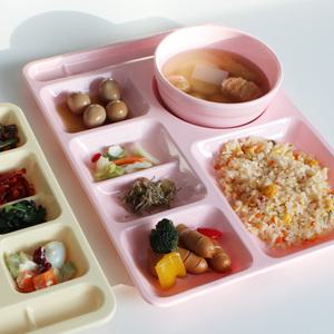 [식판의 고수] 주니어한식 식판_멜라민 어린이 성인 구내식당 단체 급식 다이어트 (7 colors)