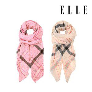 [엘르] 프리체크 롱 스카프 SE719P305