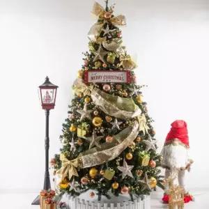 [텐바이텐]크리스마스 트리 나무 장식 풀세트 맘모스스타 PVC 300cm 단면