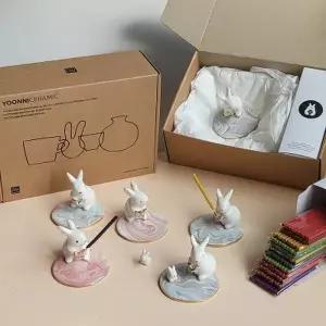 [텐바이텐]토끼인센스스틱홀더(마블) + 스틱12세트(120개) + 선물포장