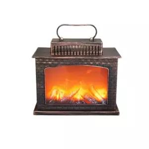 [텐바이텐]엔틱 손잡이 벽난로 불멍 LED 조명 무드등 인테리어