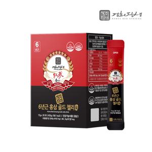 경희장생 6년근 홍삼골드 젤리 스틱 1세트 15g x 30포(30일분)