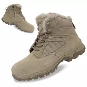 버팔로 방한 겨울 털 안전화 작업화 사막화 6인치 BFL-606W