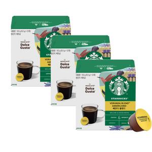 스타벅스 캡슐커피 by 돌체구스토 베란다블렌드 12개입x3개