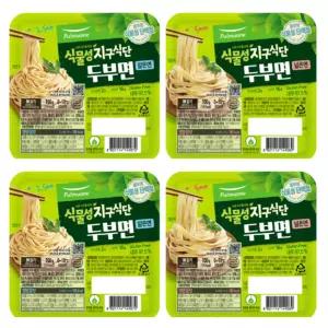 풀무원지구식단 식물성 지구식단 두부면 2종 SET (총4인분) 자취 부모님 아이들 간식 야식 술안주