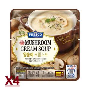 오뚜기 프레스코양송이크림스프180g x 4개 /