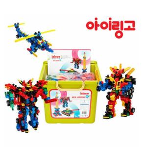 아이링고 뉴점핑알파 변신로봇 관절블럭 장난감 620pcs /창의력 사고력 증진