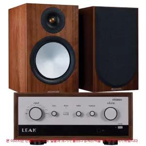 LEAK 리크 Stereo230 Walnut+모니터오디오 7G Silver100 실버100 패키지